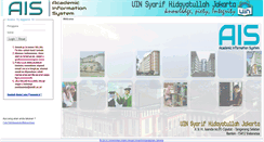 Desktop Screenshot of ais.uinjkt.ac.id